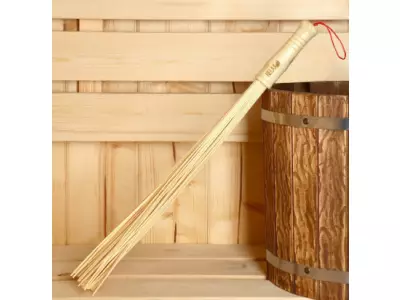 Веник для бани массажный «Relax», бамбук, 57 см